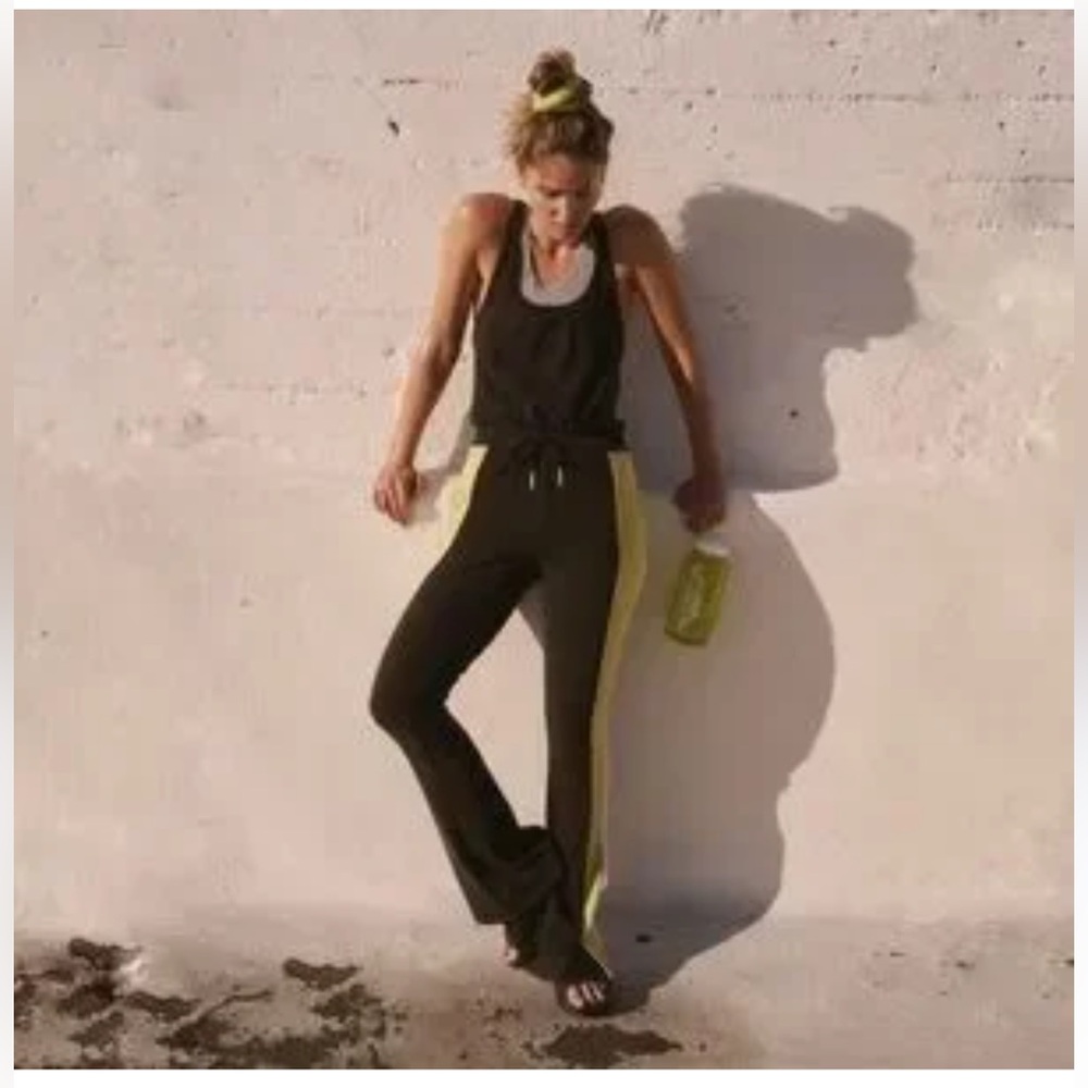 NWT Free people, movement flow flare jumpsuit